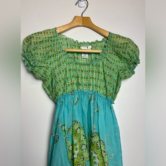 Sophie max Y2K Silk Blouse Top S Multicolor Off the shoulder Lightweight fairy - Picture 5 of 10